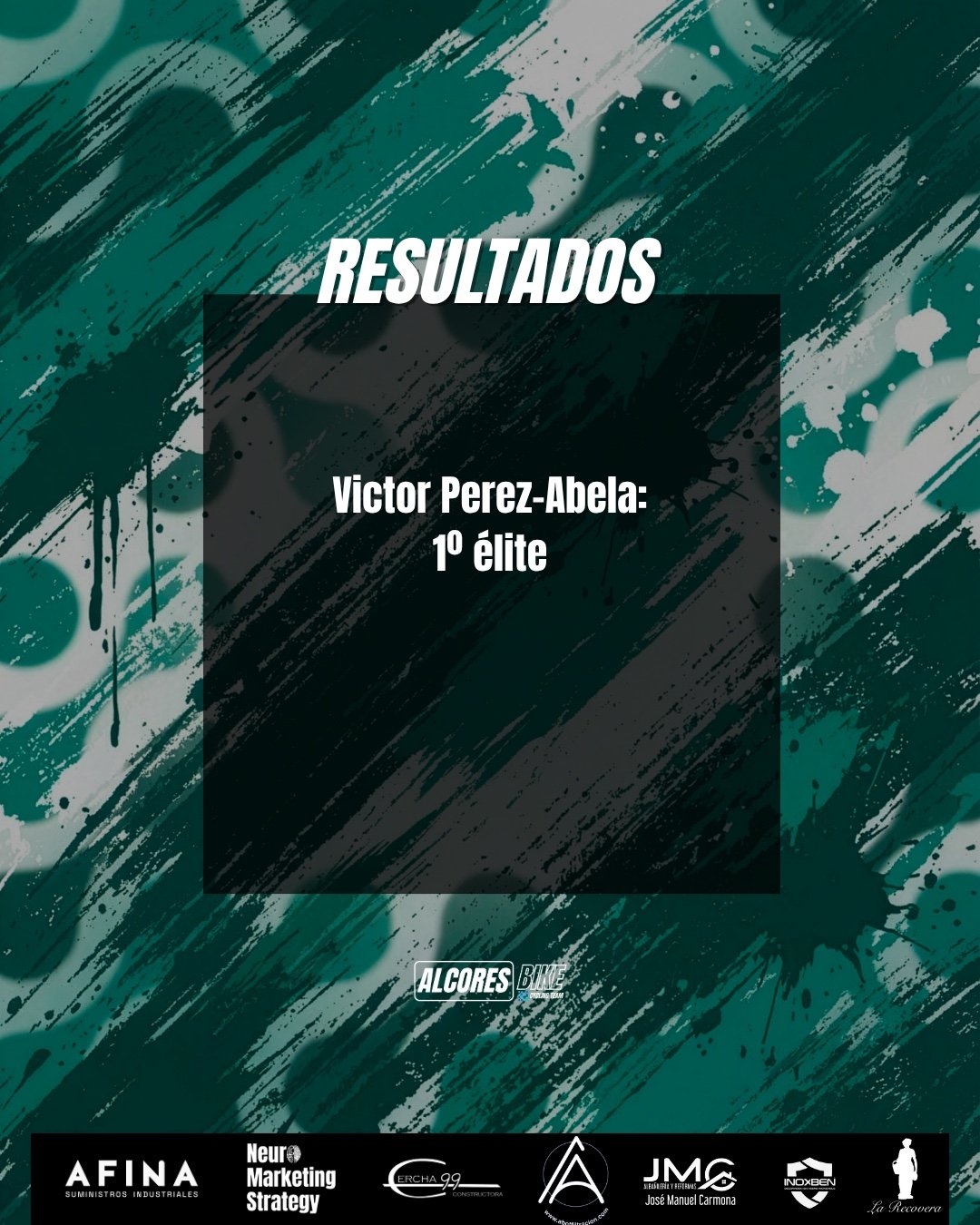Resultado de Víctor Pérez-Abela, ganador Élite en el LXXVI Gran Premio Bollullos